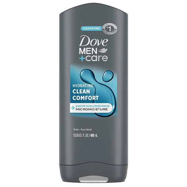 DOVE - CLEAN COMFORT FOR MEN BODY WASH 400ML