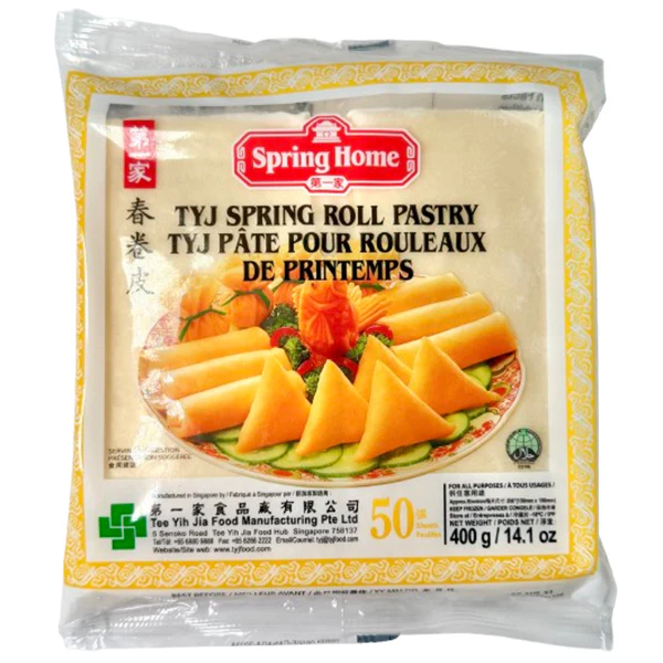 TYJ - 6IN SPRING ROLL PASTRY- 50 SHEETS 400GR