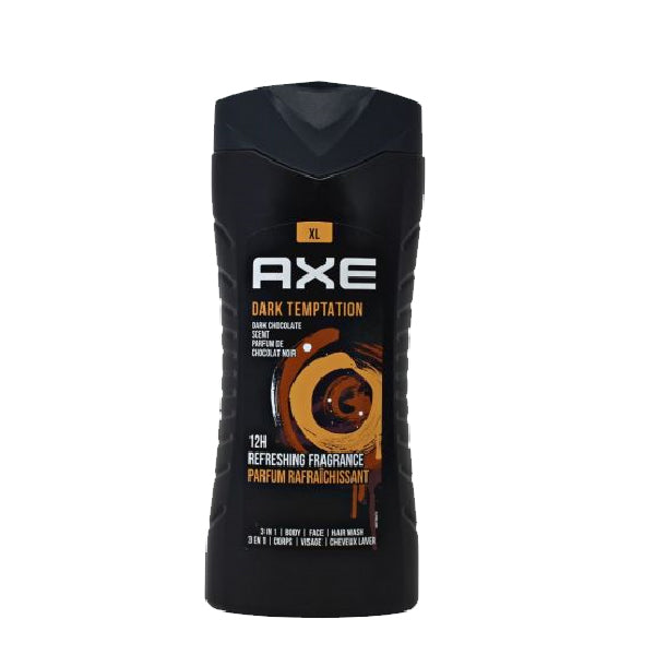 AXE - DARK TEMPTATION 3 IN 1 WASH CHOCOLATE SCENT 400ML