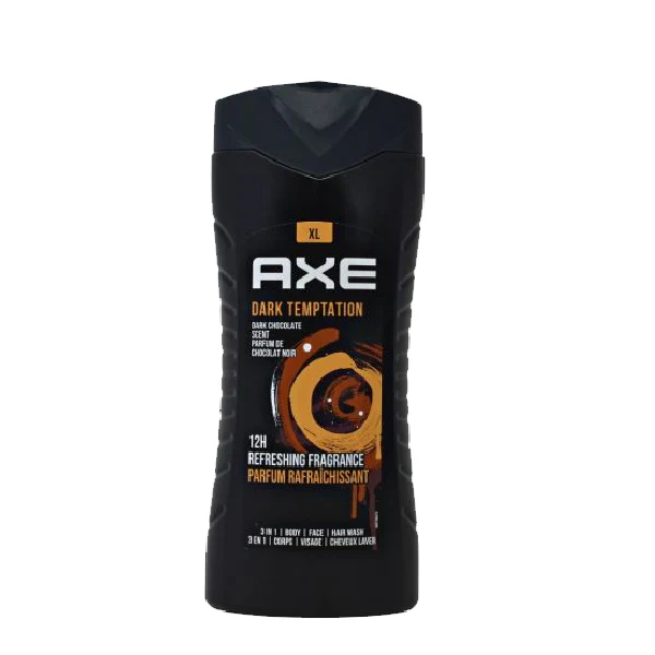 AXE - DARK TEMPTATION 3 IN 1 WASH CHOCOLATE SCENT 400ML