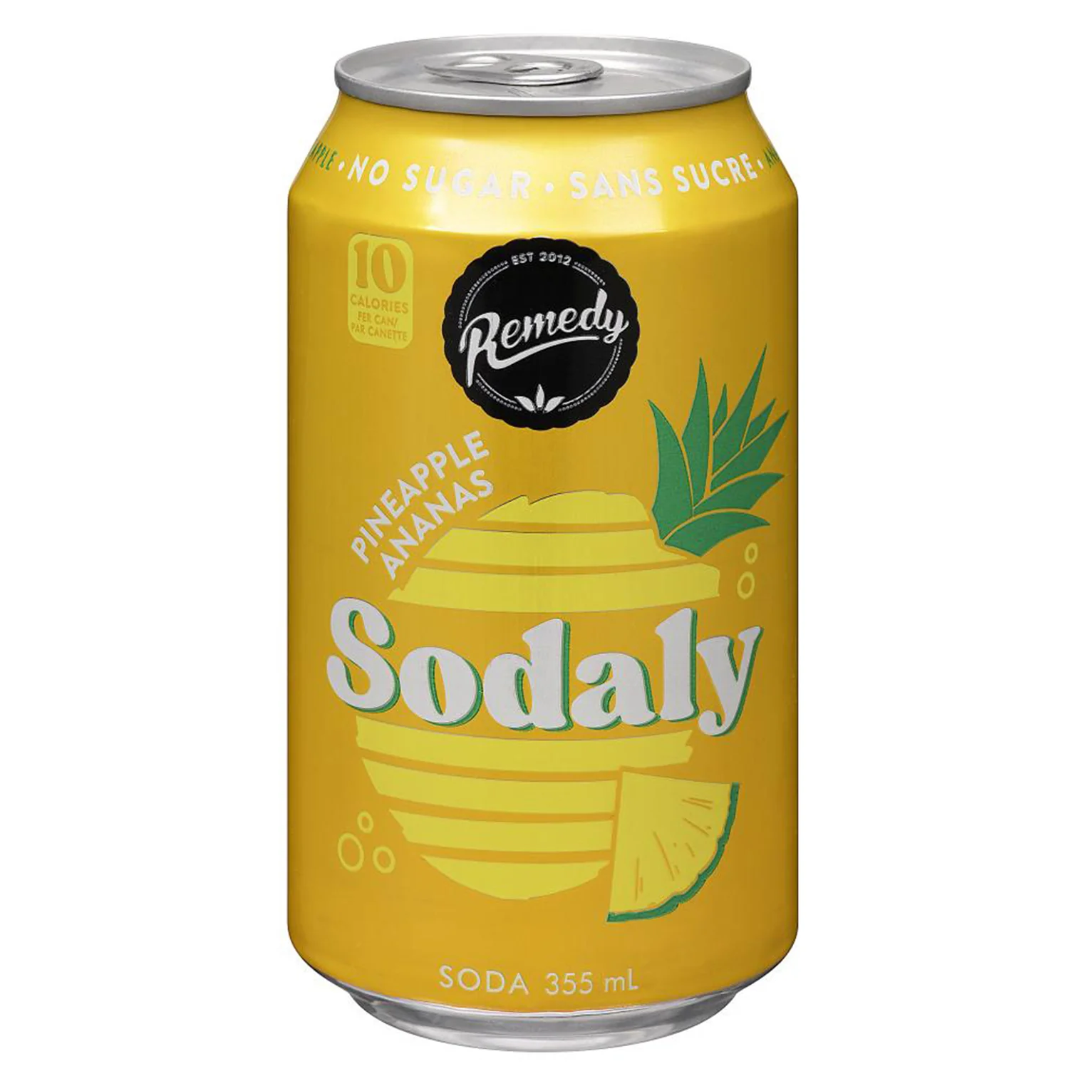 REMEDY DRINKS - SODALY PINEAPPLE 4x355 ML