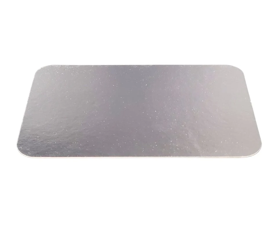 Rhino - Flat Paper Lids for 2 1/4 lb Oblong- H685 — Case (500 CT)
