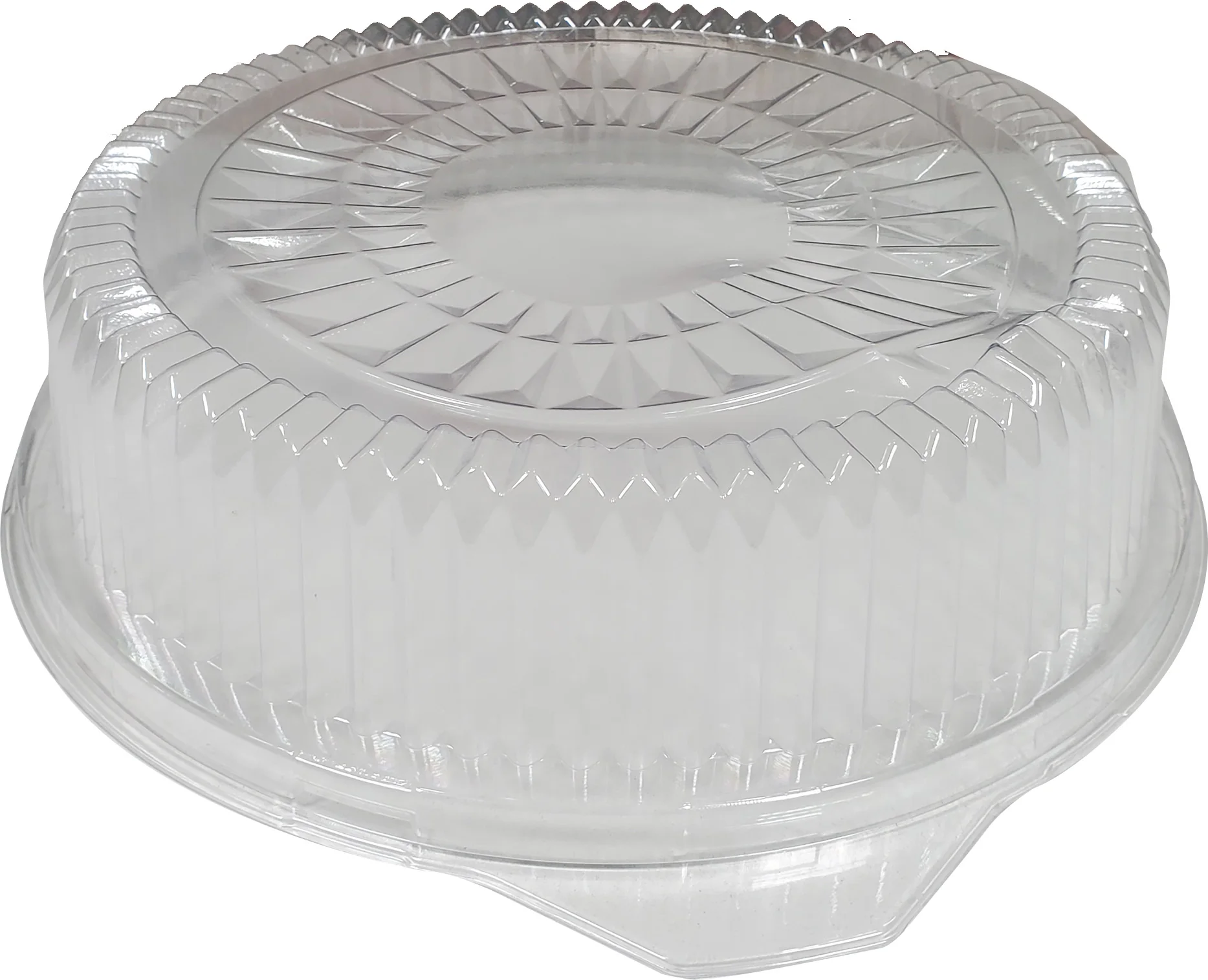 Rhino-Foil - 16" Clear Plastic Lid for Round Catering Tray - AR204R — Case (10 x 5 CT)