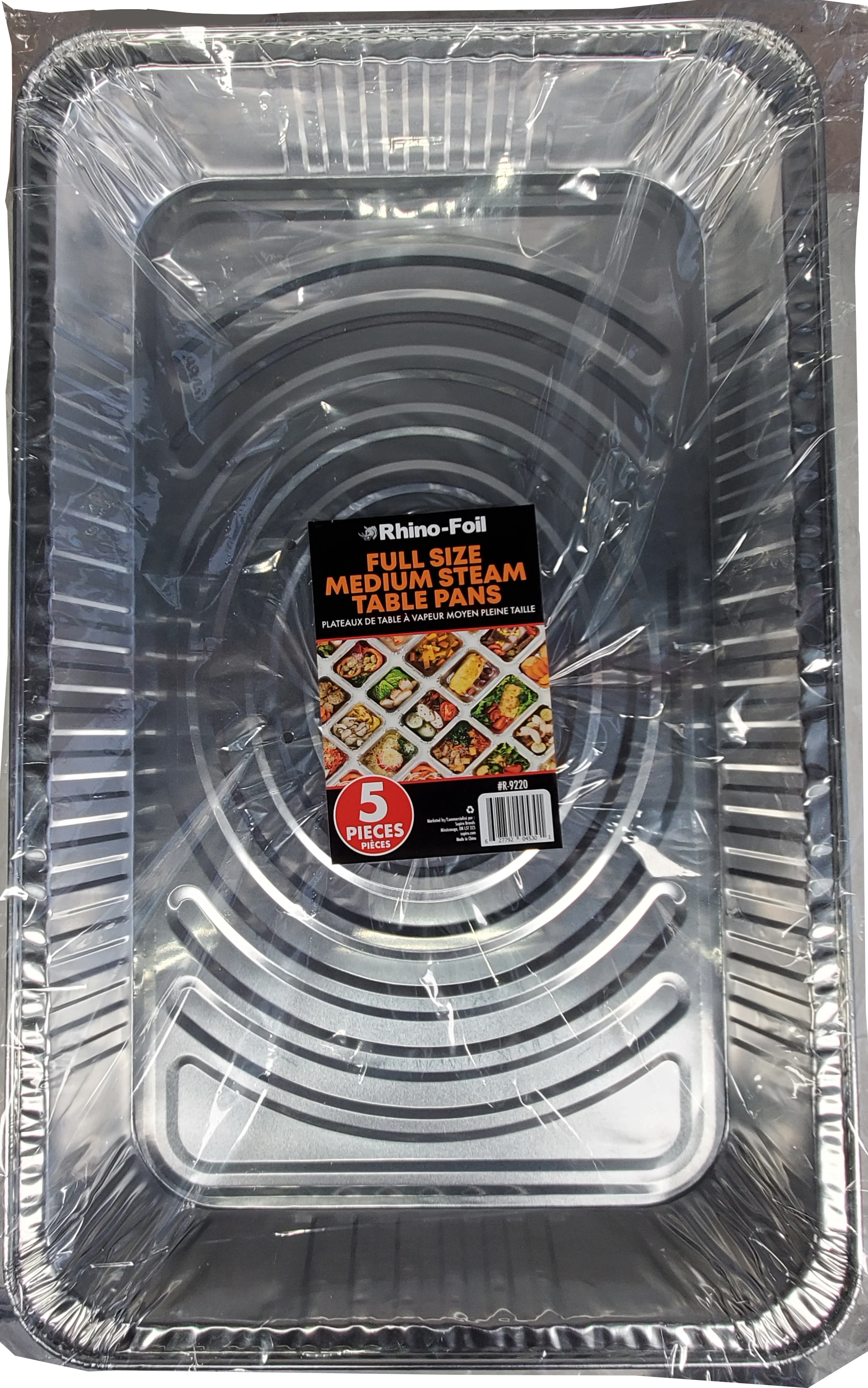 Rhino - Full Size Medium Steam Table Pans - R-9220 — Case (10 x 5 CT)