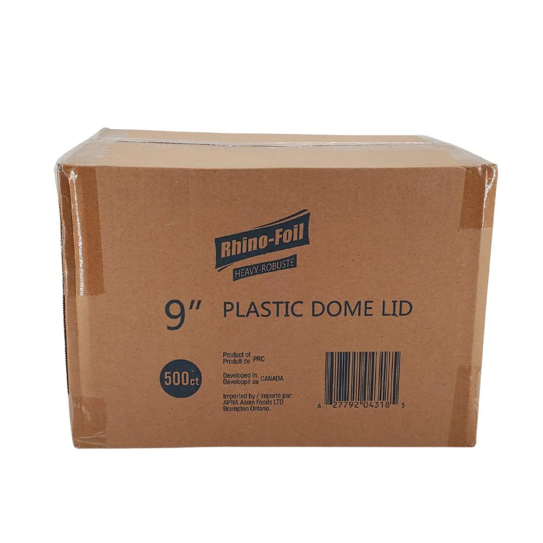 Rhino - 9" Plastic Dome Lid - R-9500DL — Case (125 CT)