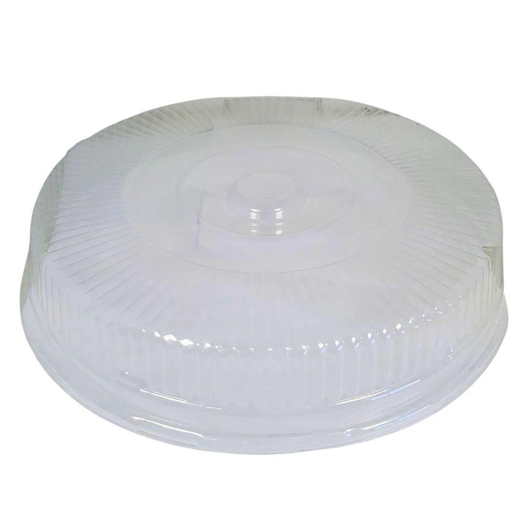 Rhino-Foil - Lids for 18" Round Catering Tray - Plastic - 1018DL