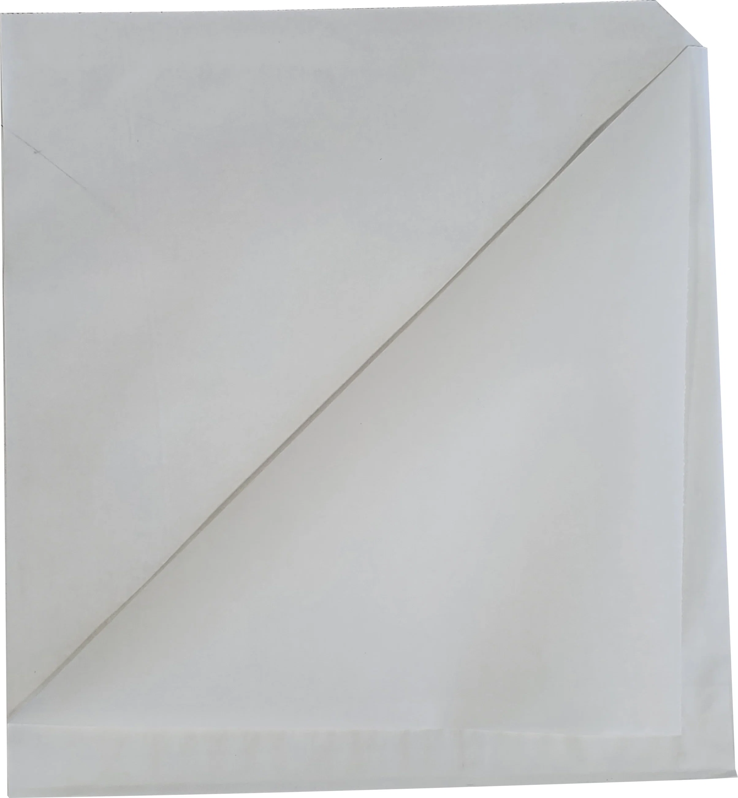 Double Sided Open/Bagel - Greaseproof Bags White - 8.8x9.8