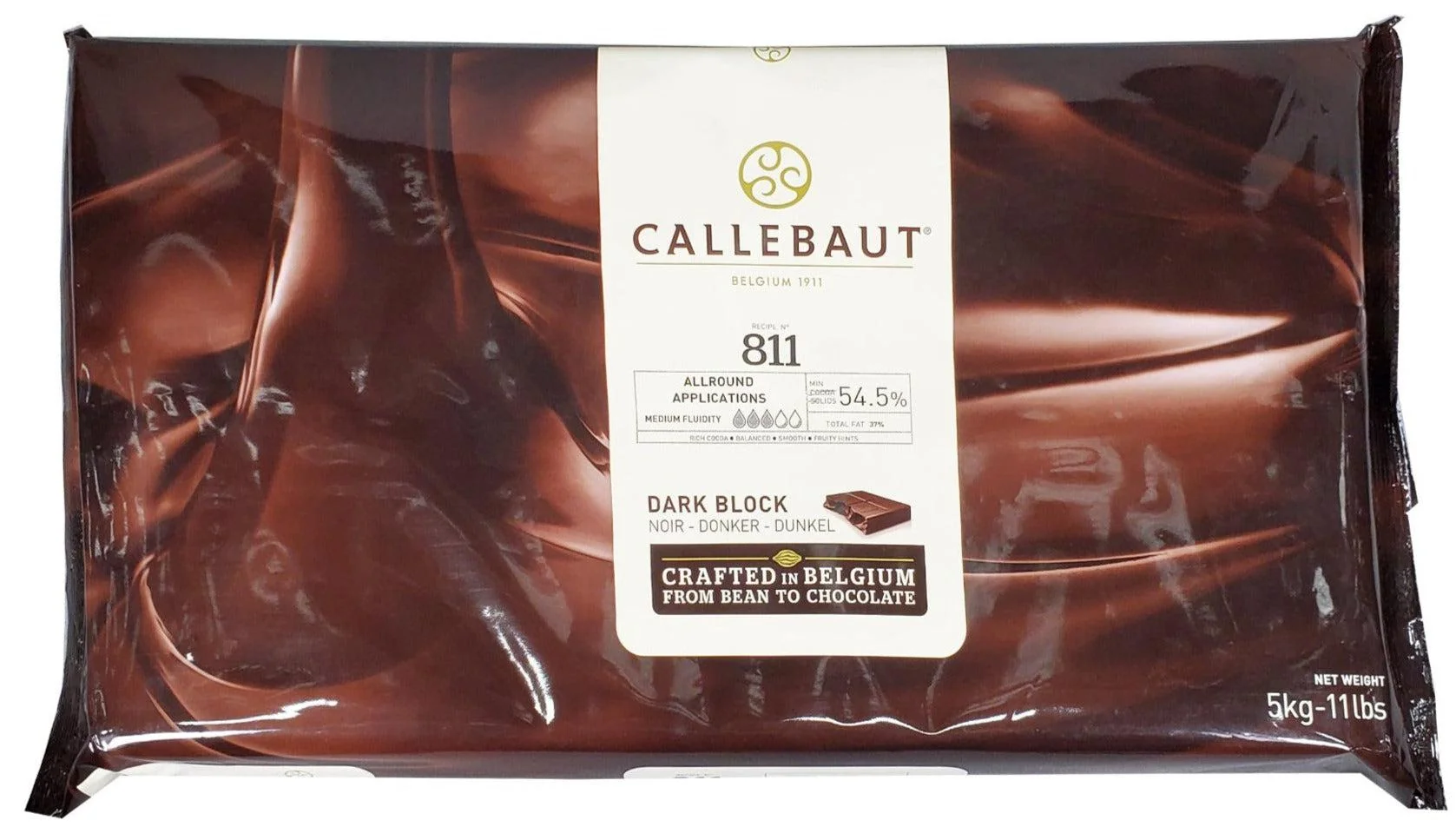 Callebaut - Finest Belgain Dark Chocolate Block — Each (5 KG)