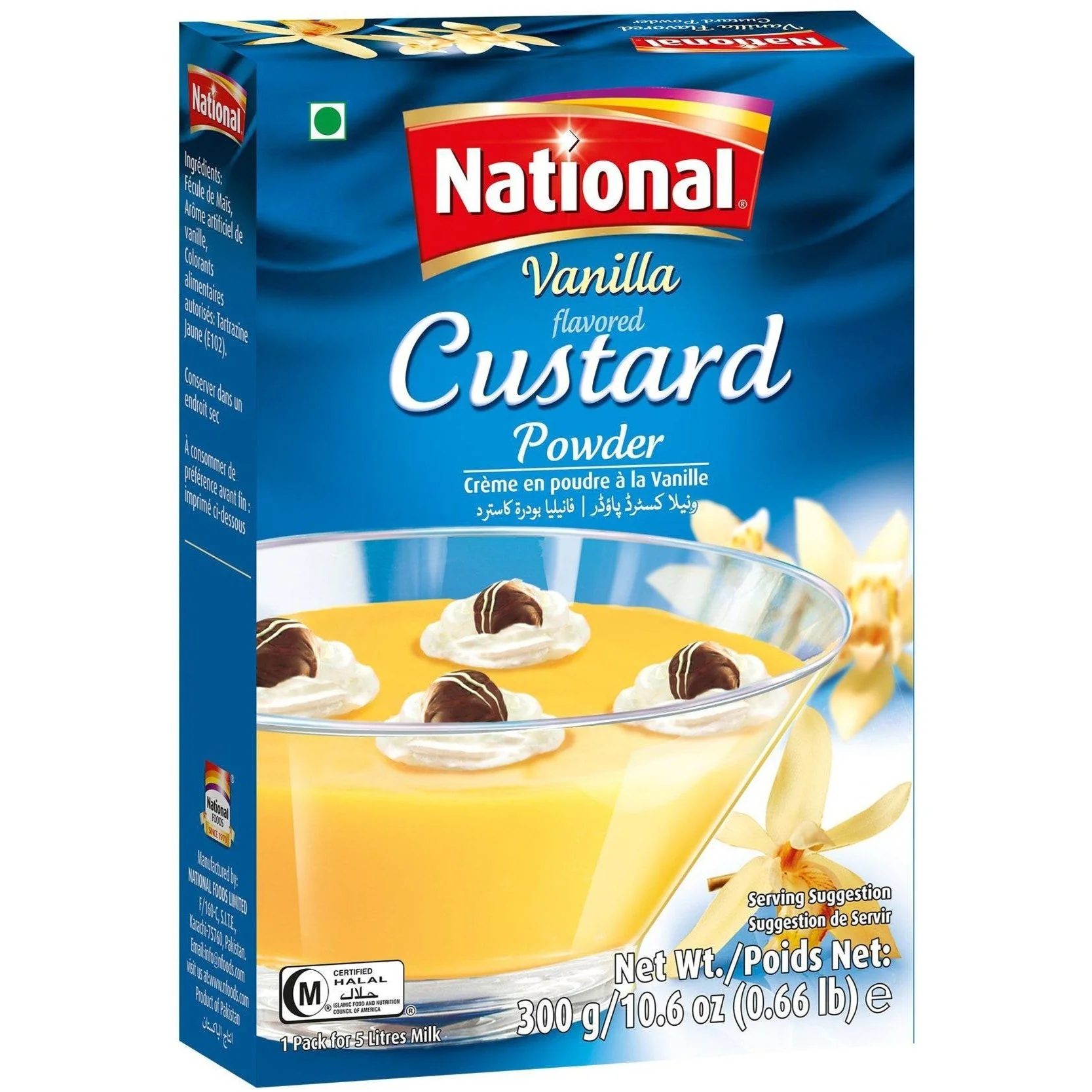 National - Custard Powder - Vanilla — Pack (12 x 300 G)