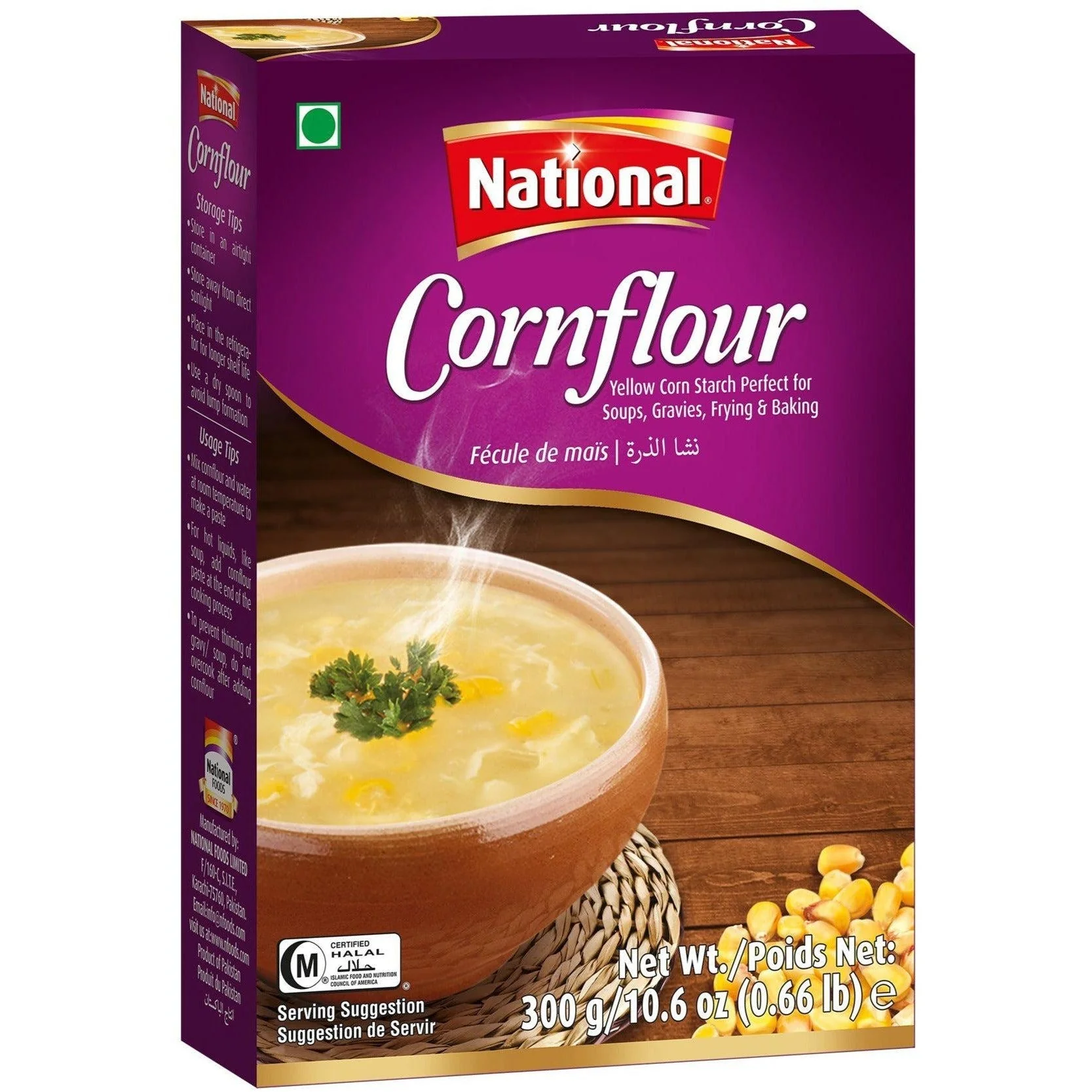 National - Corn Flour — Case (36 x 300 G)