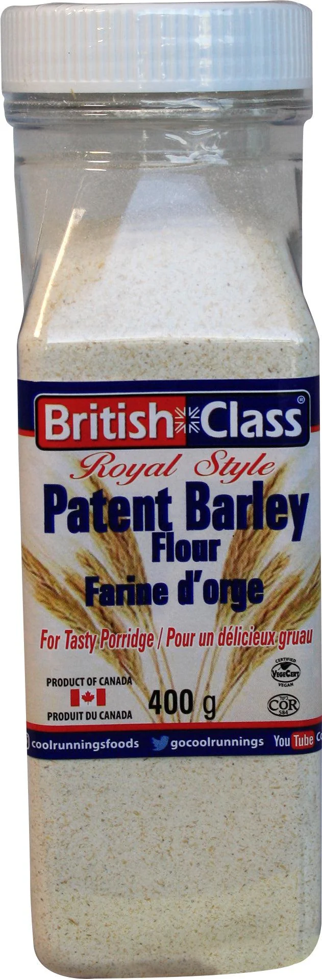 British Class - Patent Barley Flour — Case (12 x 400 G)