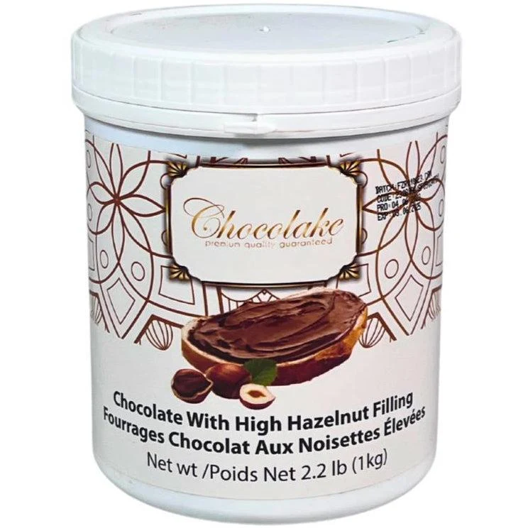 Chocolake Chocolate Creamy With High Hazelnut Filling — Case (4 x 1 KG)