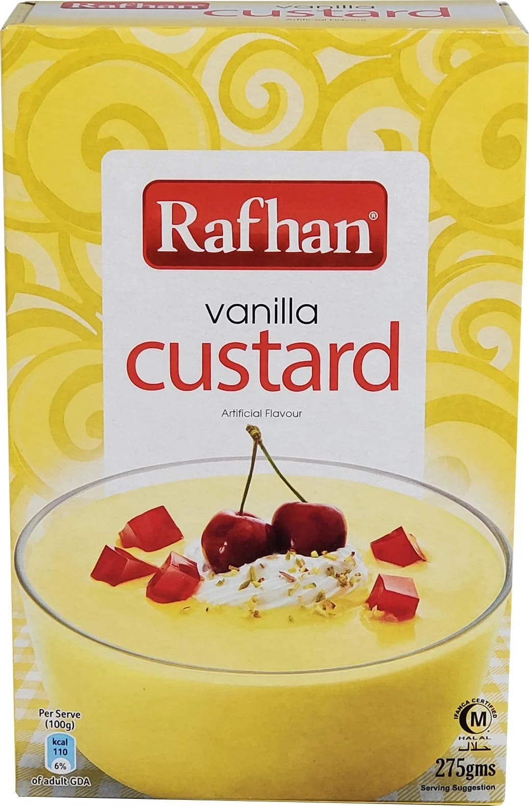 Rafhan - Custard - Vanilla — Case (12 x 275 G)