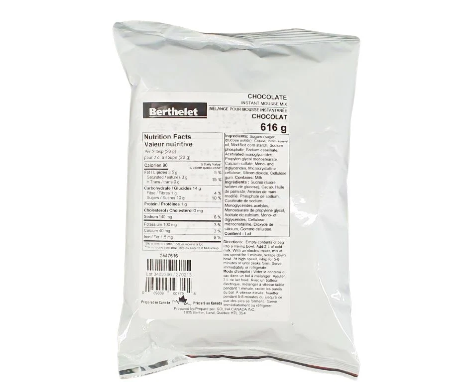 Berthelet - Chocolate Instant Mousse Mix — Each (616 G)