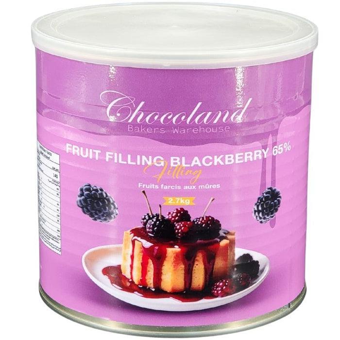 Chocoland Blackberry Filling 65% — Case (4 x 2.7 KG)
