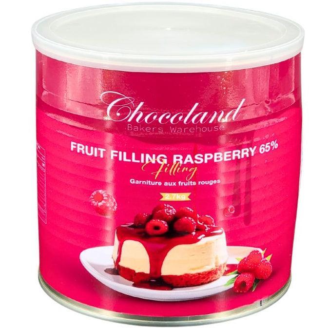 Chocoland Raspberry Filling 65% — Case (4 x 2.7 KG)