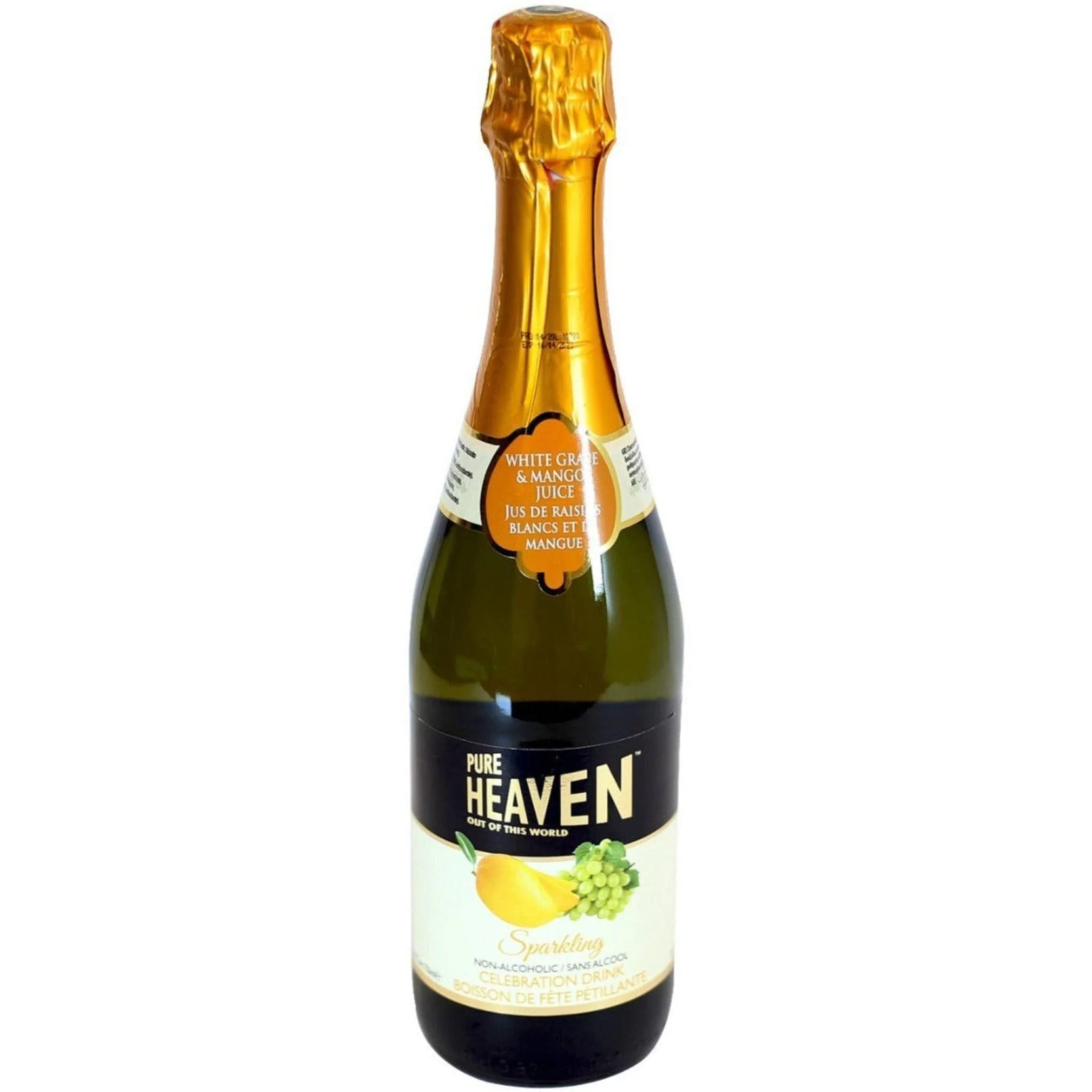 Pure Heaven - Sparkling Drink - Mango - Bottles — Case (12 x 750 ML)