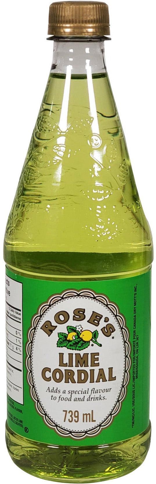 Rose's - Lime Cordial — Case (12 x 739 ML)