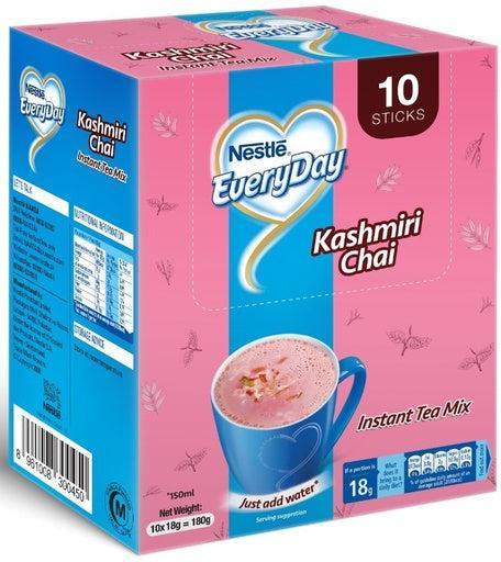 Nestle Everyday - Instant Tea Kashmiri Pink Tea 10 Pack — Case (60 x 10 x 18 G)