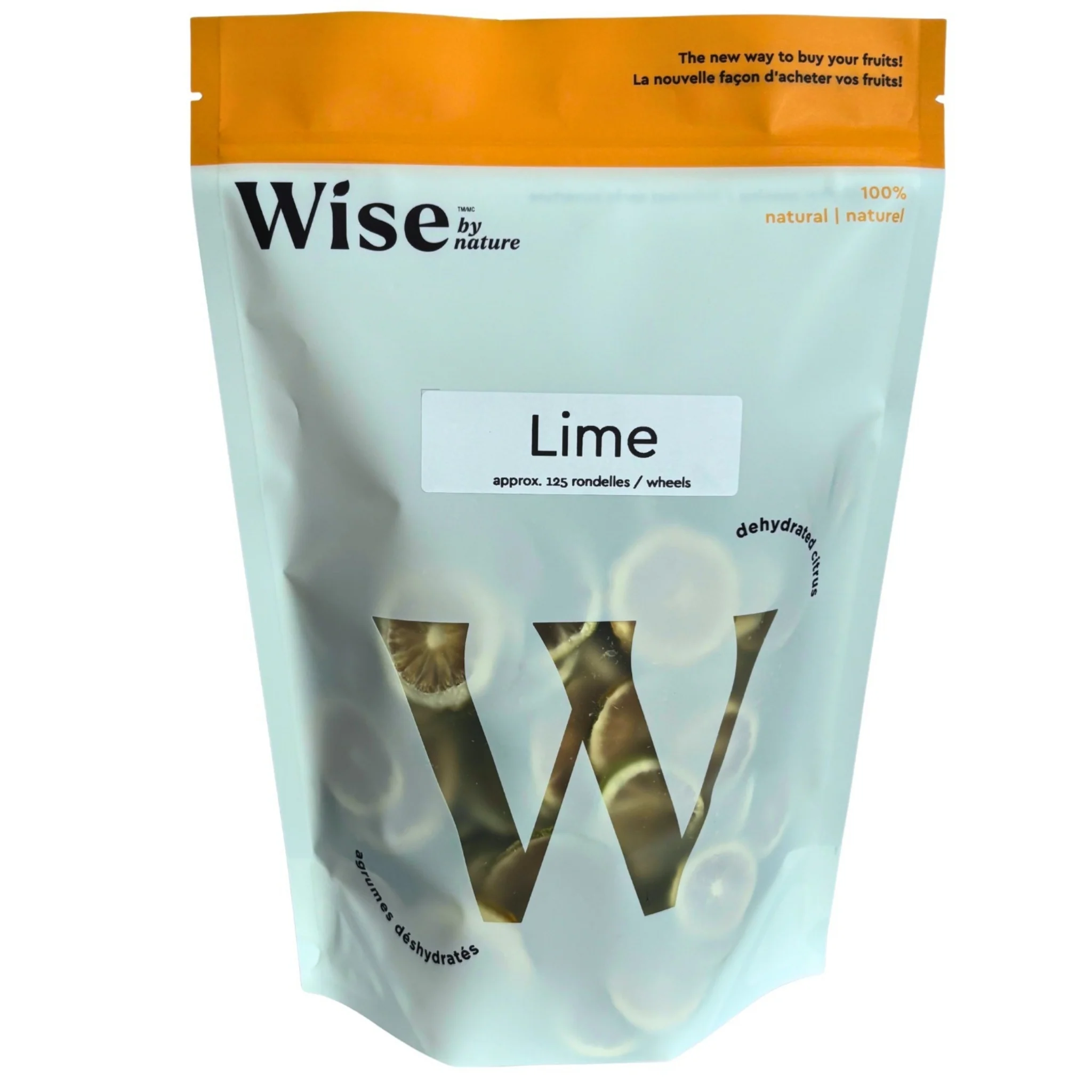 Wise By Nature - Lime - Wheels — Case (6 x 155 G)