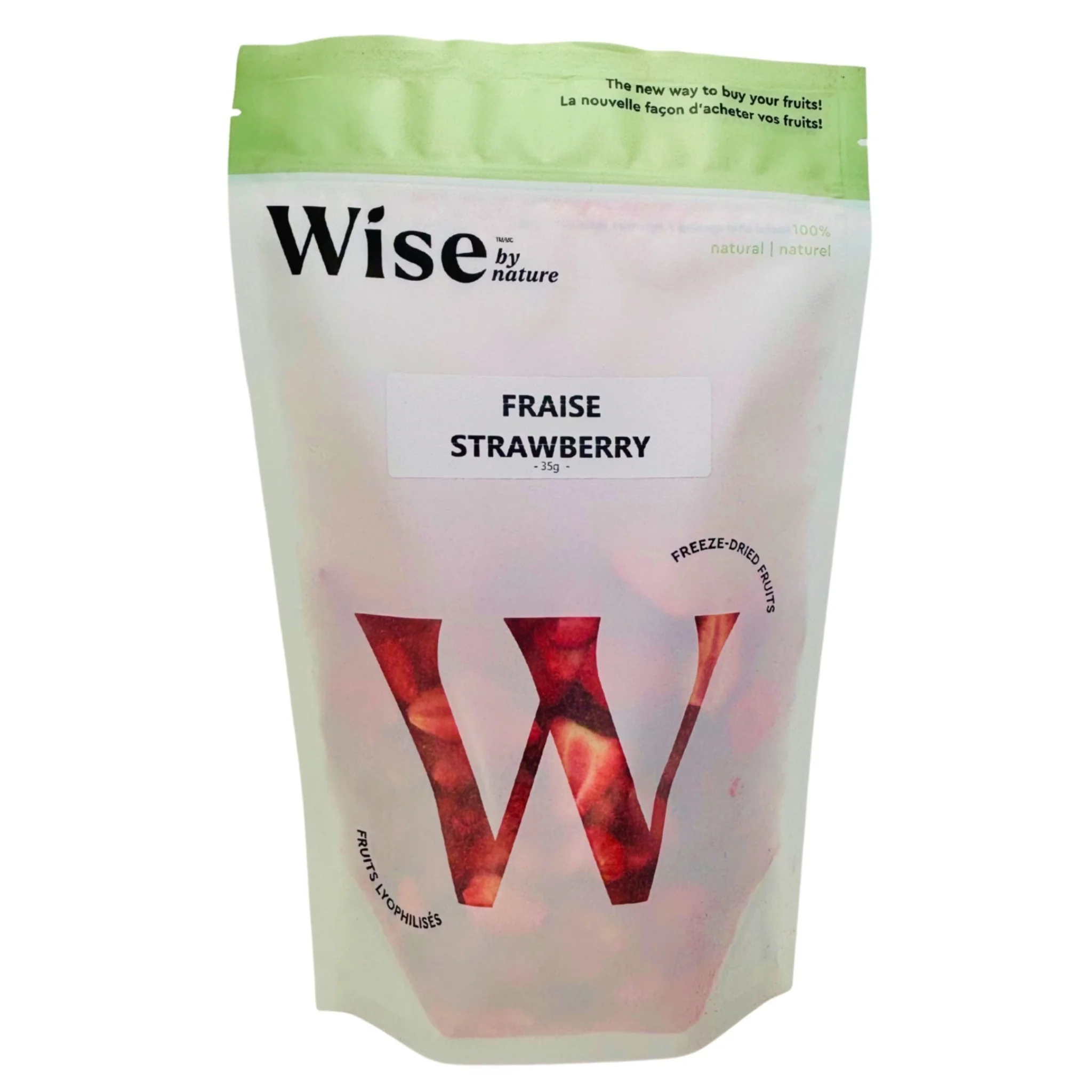 Wise By Nature - Strawberry - Sliced — Each (35 G)