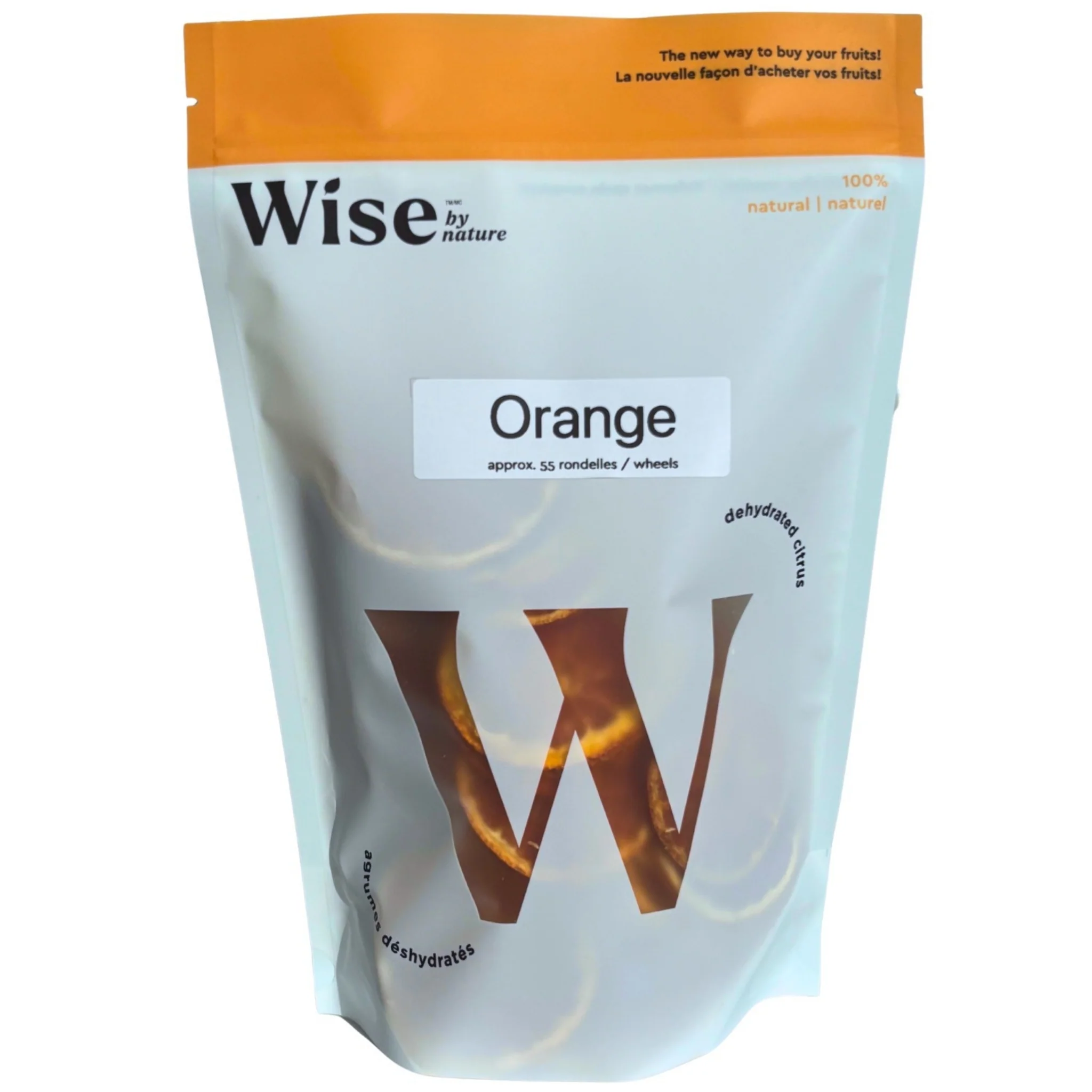Wise By Nature - Orange - Wheels — Each (200 G)