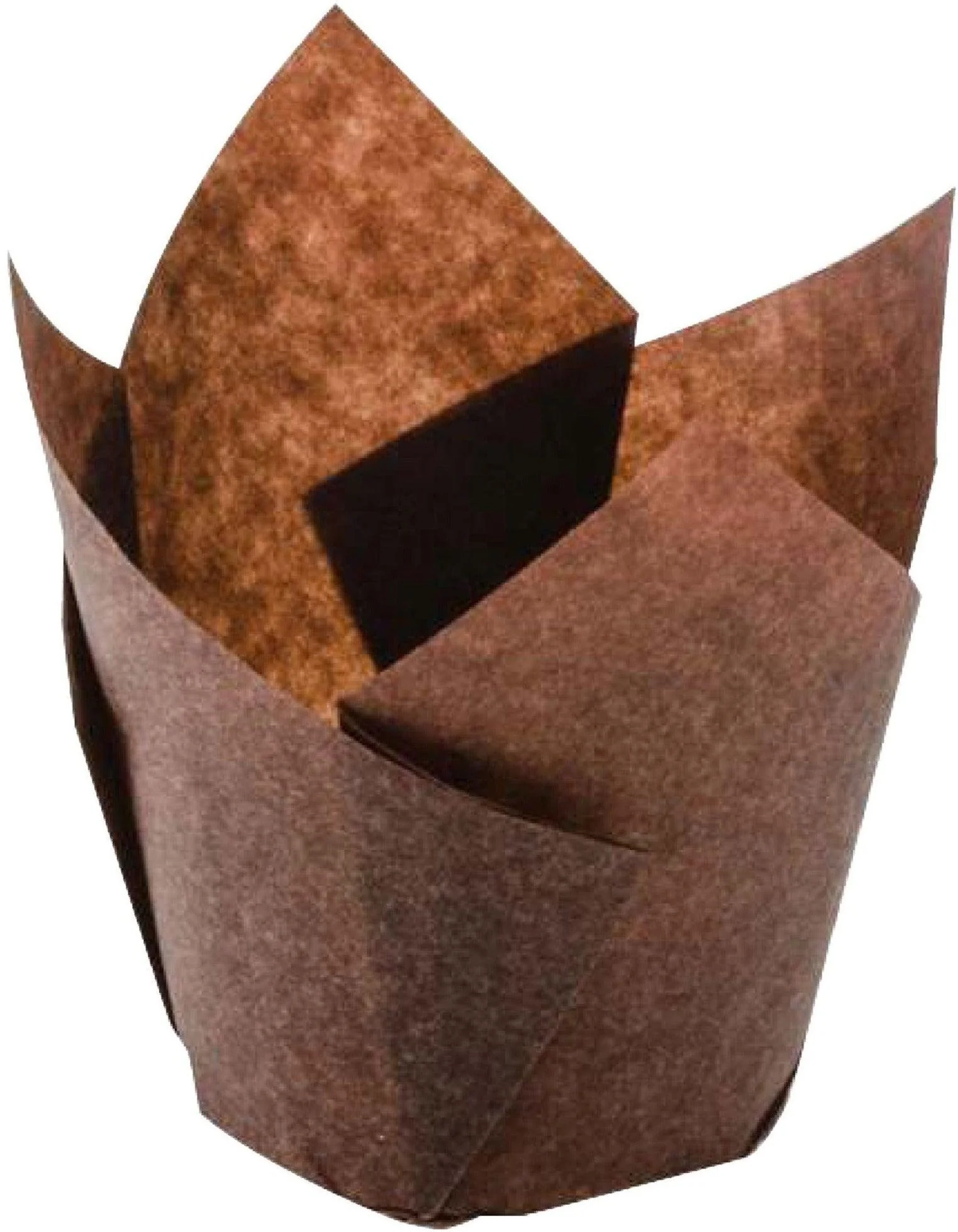 Enjay - Muffin Cups - Tulip - Chocolate - 600302 — Case (100 CT)