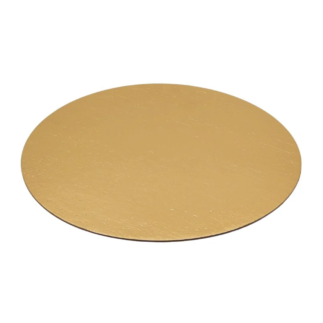 Enjay - Scallop Sheets - 9" - Round - Light Gold/Silver - 0.070 thick