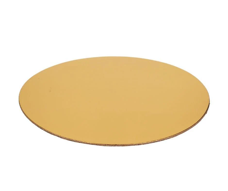 Enjay - Scallop Sheets - 8"- Round - Light Gold/Silver - 0.070 thick