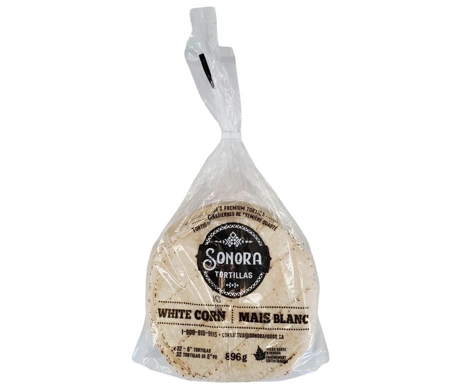 Sonora - Tortilla - 6" White Corn - 250030 — Case (32 CT)