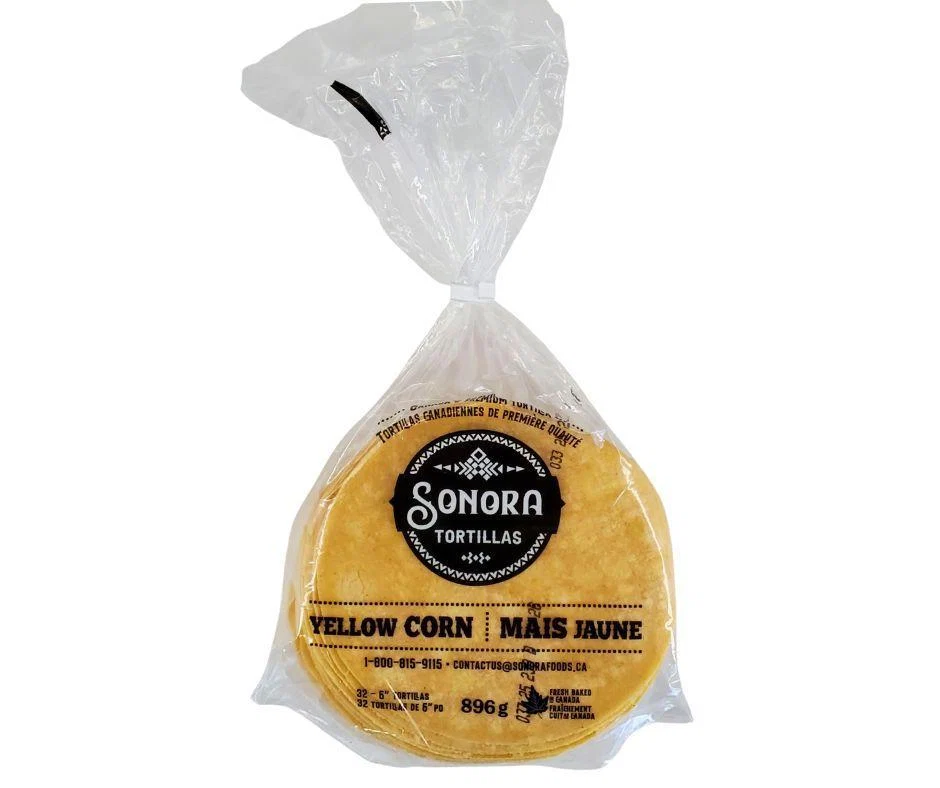Sonora - Tortilla - 6" Yellow Corn - 250033 — Case (32 CT)