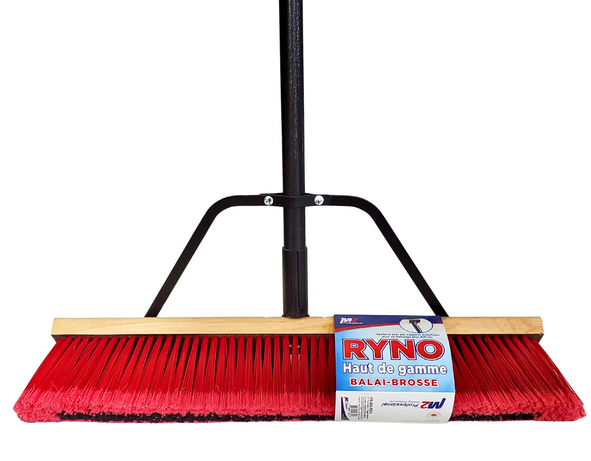 Ryno - 24" All Purpose Push Broom w/Red Handle