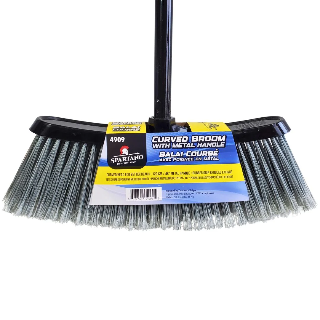 Spartano - Curved Broom with 48" Metal Handle - 4909 — Each (1 CT)