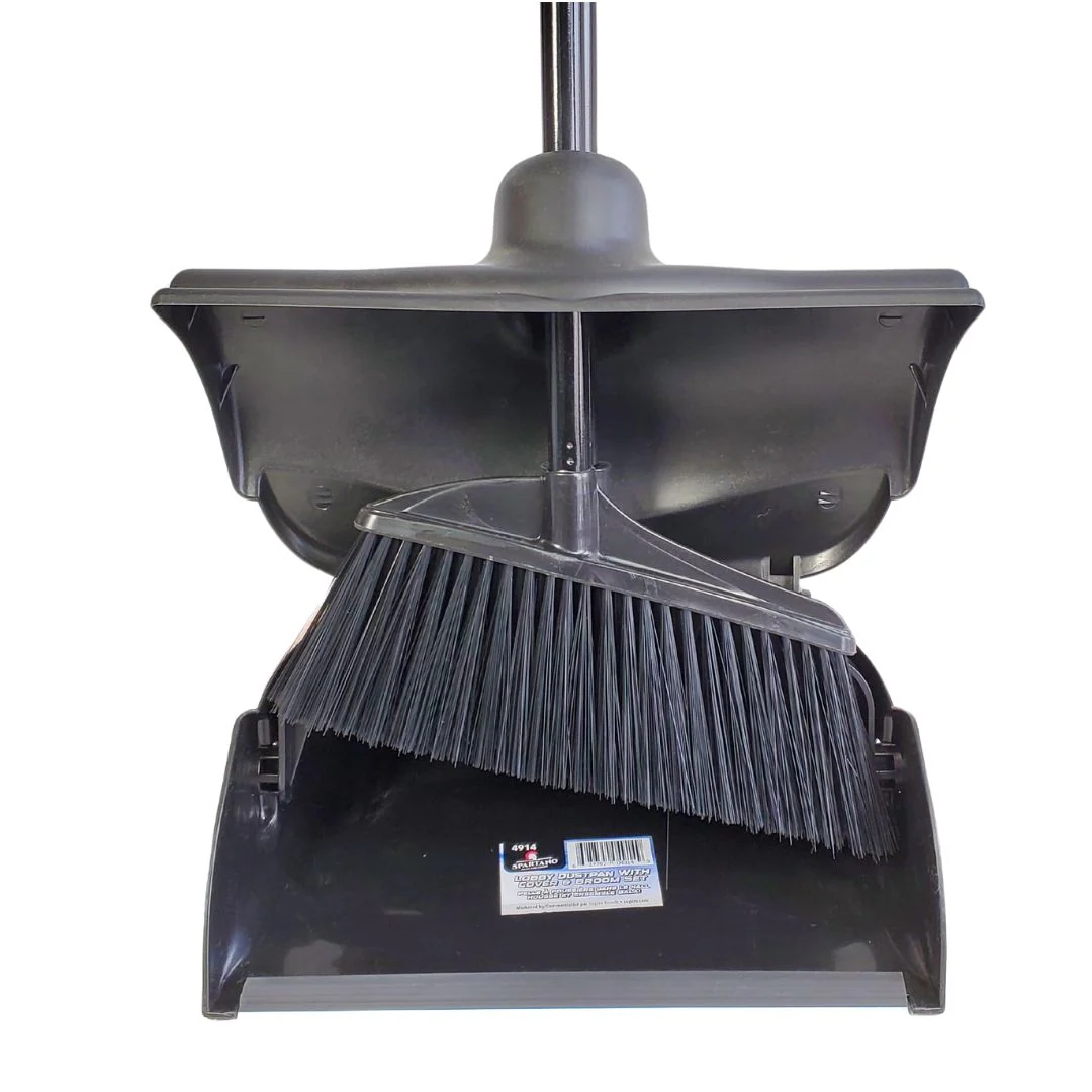 Spartano - Lobby Dustpan with Cover and Broom Set - 4914 — Each (1 CT)