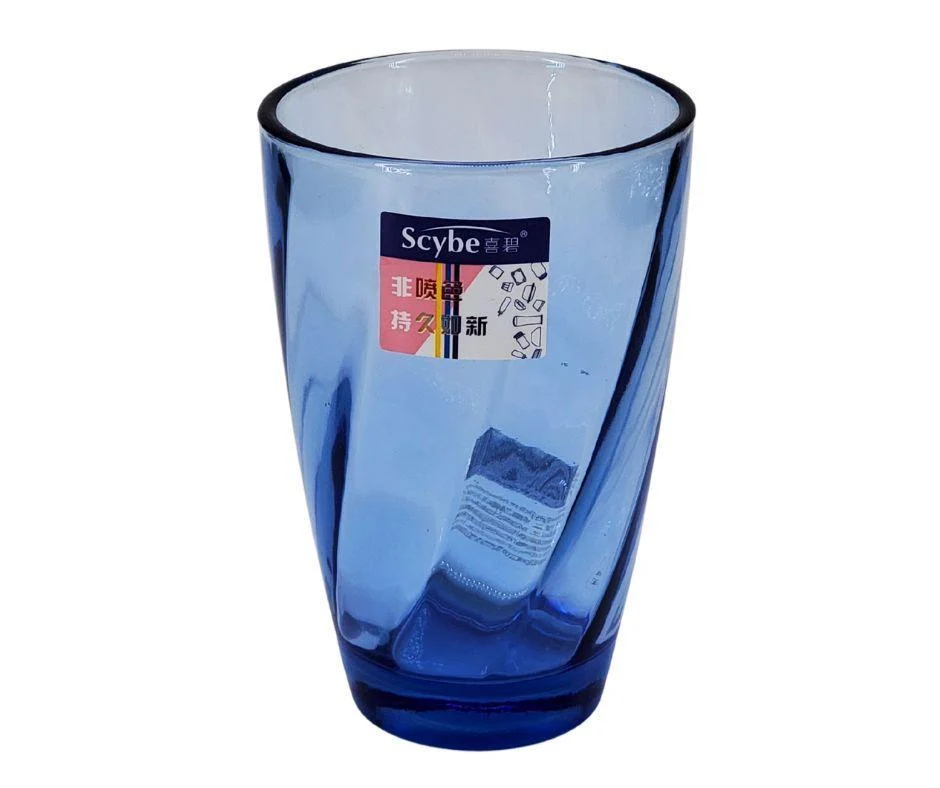 Drink Glass 400ml - Blue - CMD0136-2B — Case (6 CT)