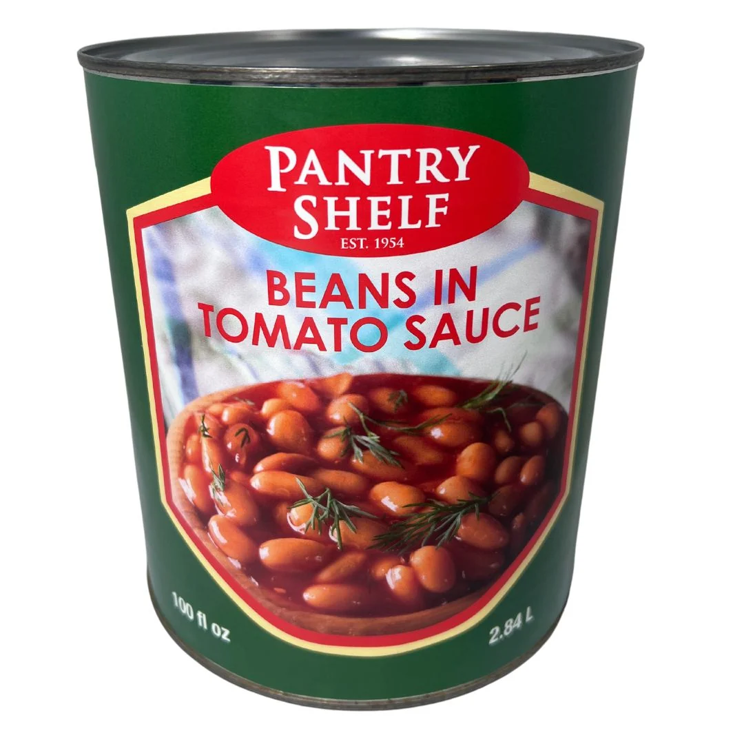Pantry shelf - Beans in Tomato Sauce — Case (6 x 2.84 L)
