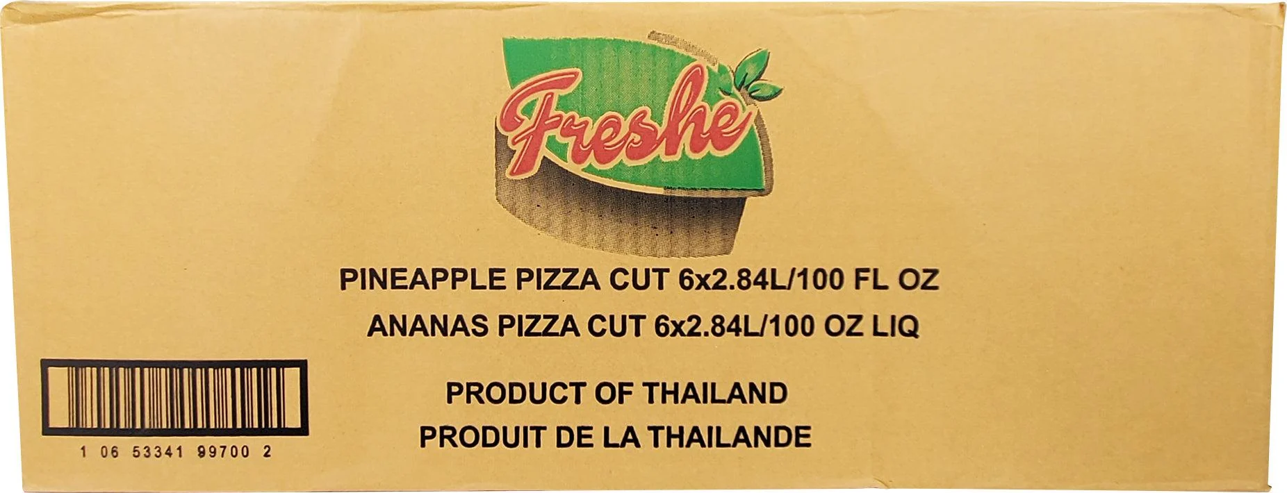 Freshe - Pineapple Pizza Cut - PineC — Case (6 x 100 OZ)