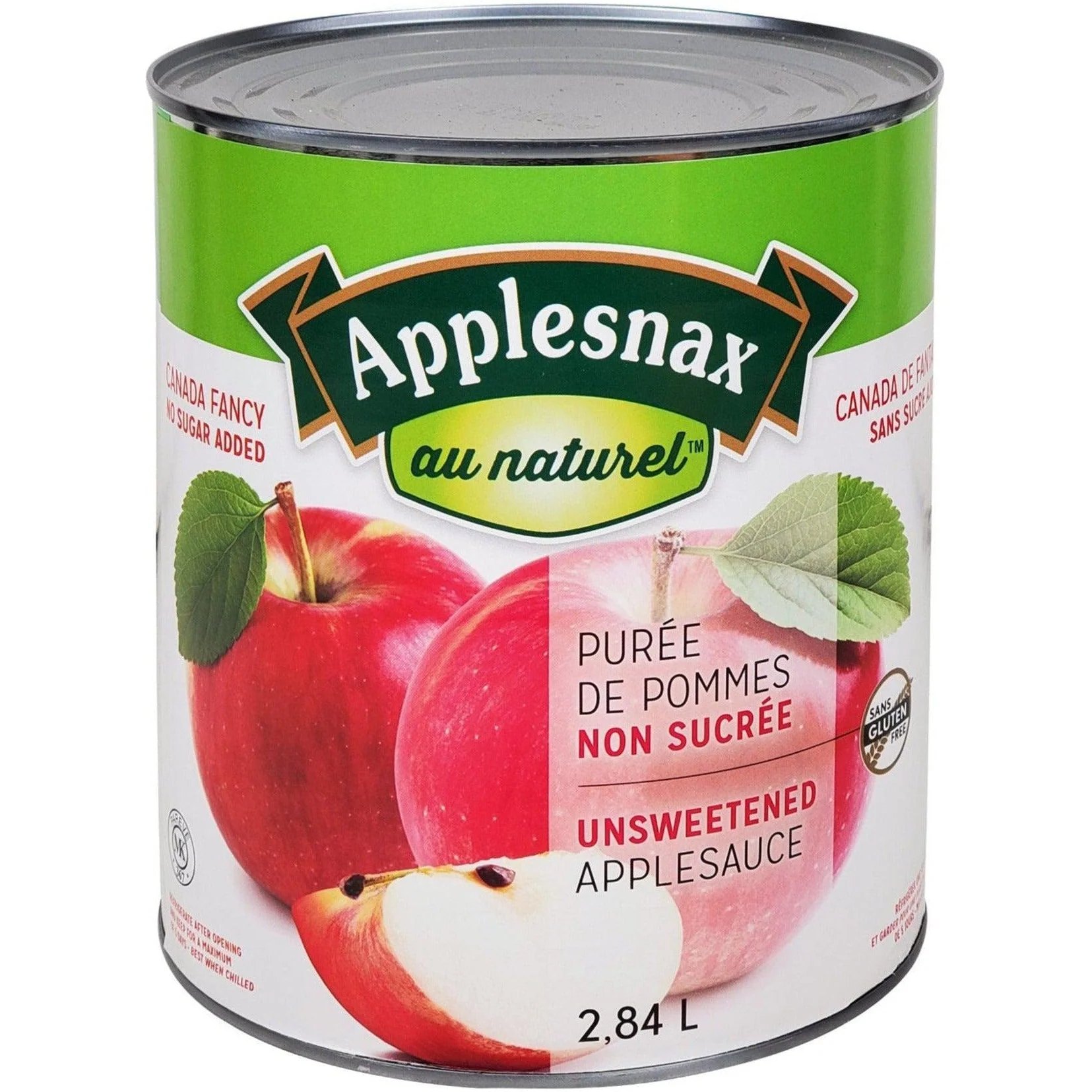 Applesnax - Apple Sauce - Unsweetened — Each (2.84 L)