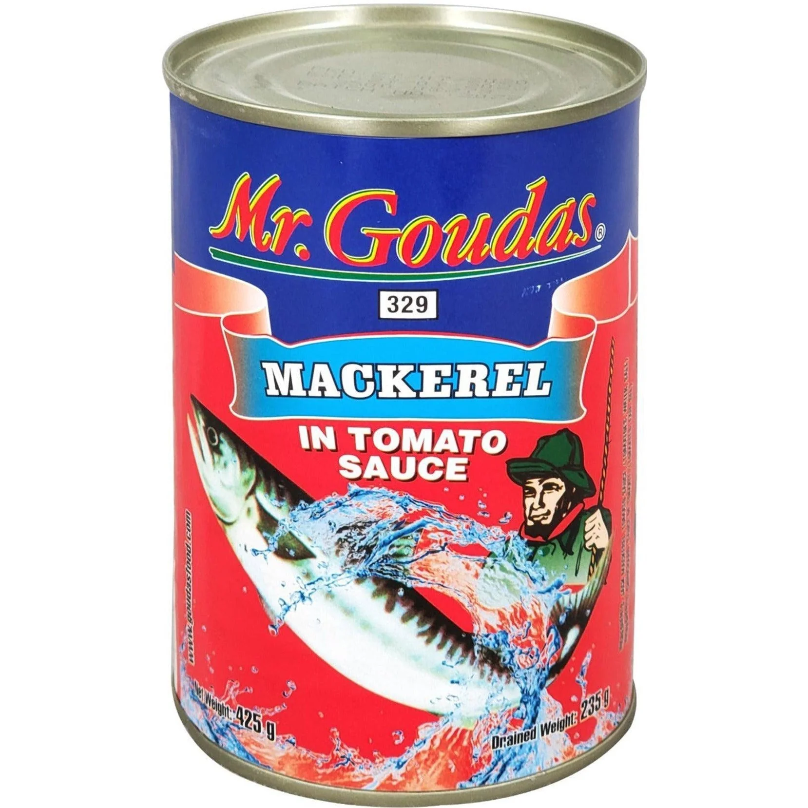 Mr. Goudas - Mackerel in Tomato Sauce — Case (24 x 425 G)
