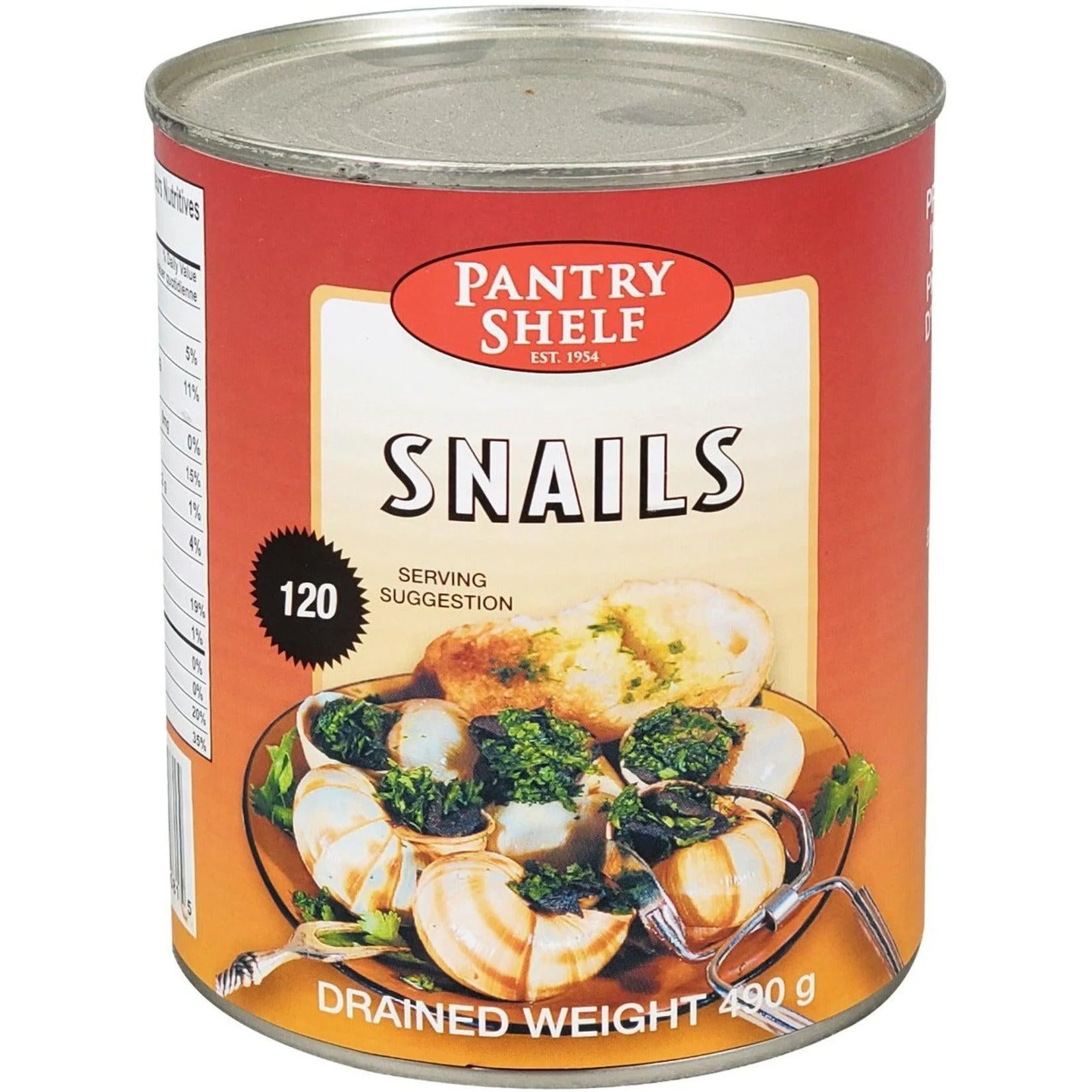 Pantry Shelf - Escargots (Snails) — Case (12 x 490 G)
