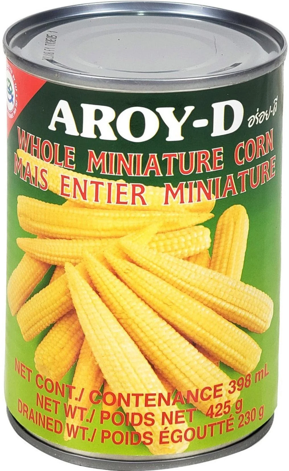 Aroy-D - Baby Corn Whole - CVC000AD — Case (24 x 425 G)