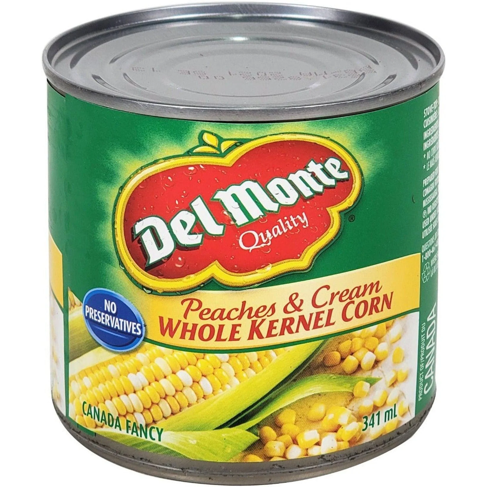 Del Monte - Peaches & Cream Whole Kernel Corn — Case (24 x 341 ML)