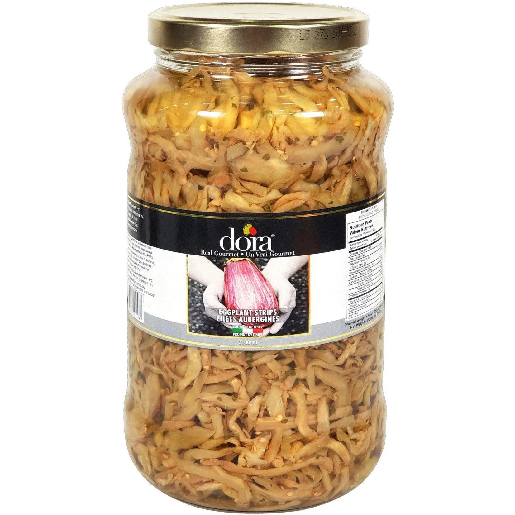 Dora - Eggplant - Strips — Each (3100 ML)