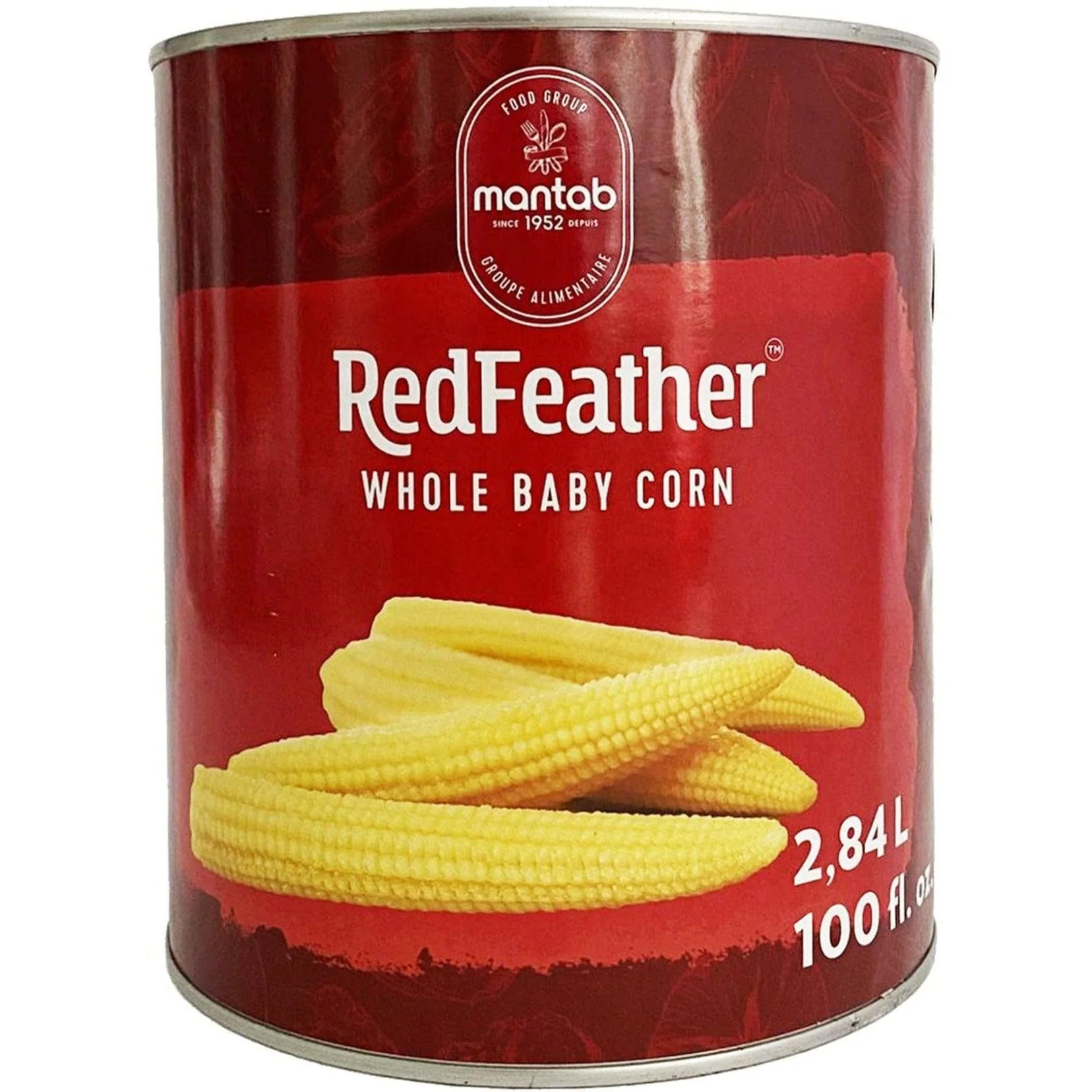 Baby Corn Whole — Case (6 x 2.84 L)