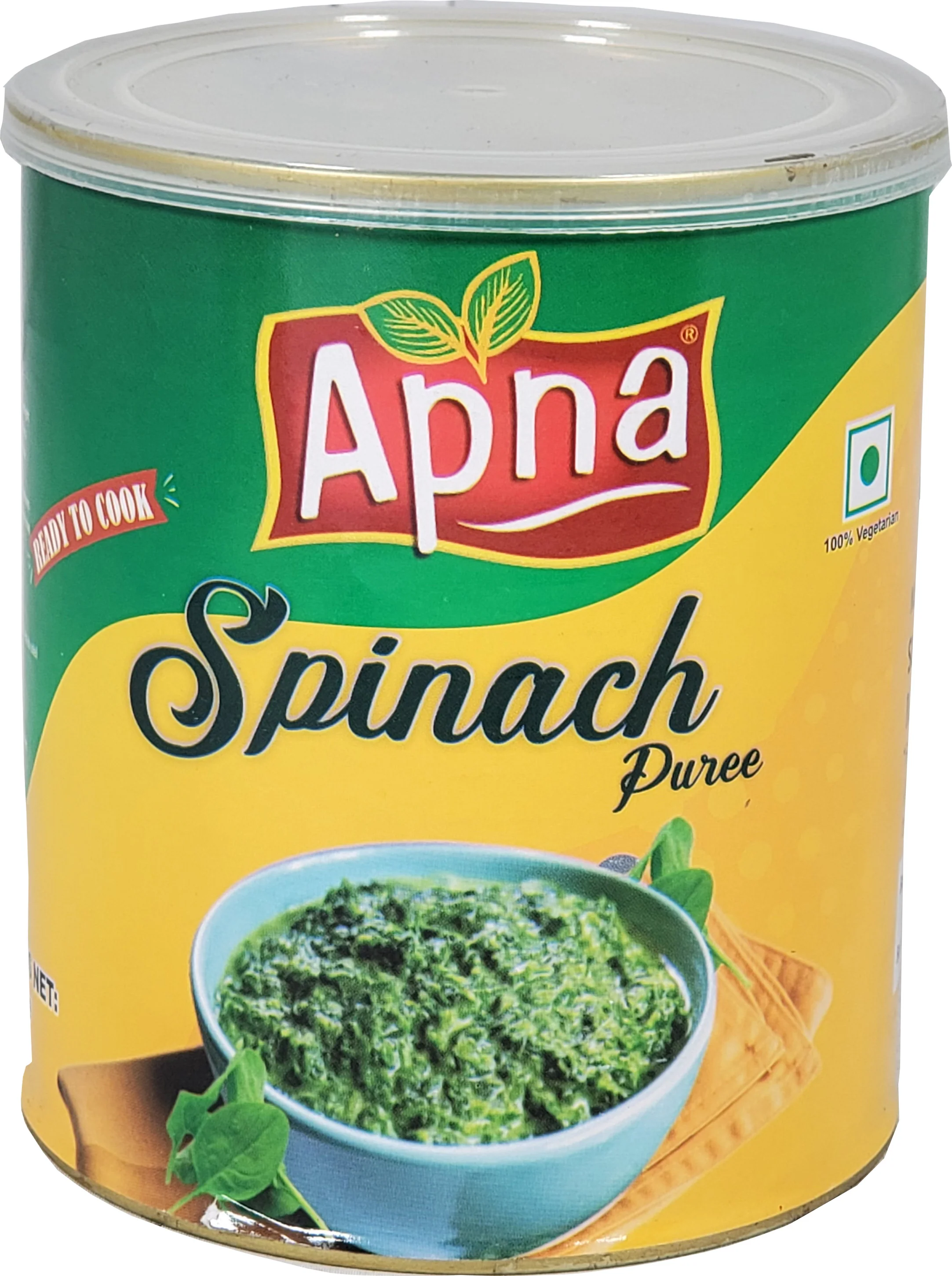 Apna - Spinach Puree - SpinK — Case (12 x 850 G)