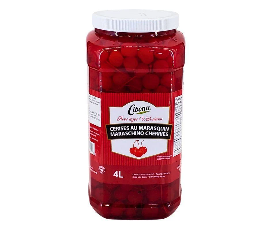 Cibona - Red Maraschino Cherry — Each (4 L)