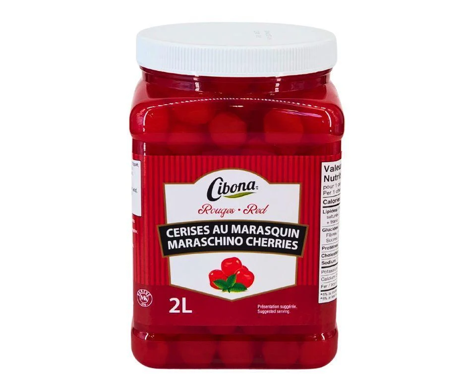 Cibona - Red Maraschino Cherry — Case (6 x 2 L)