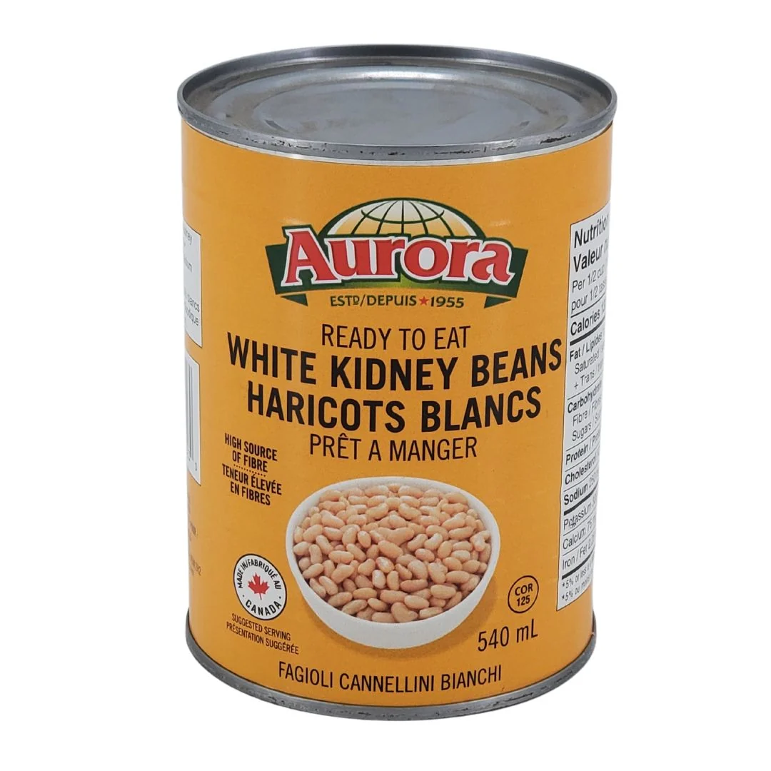 Aurora - White Kidney Beans — Case (12 x 398 ML)