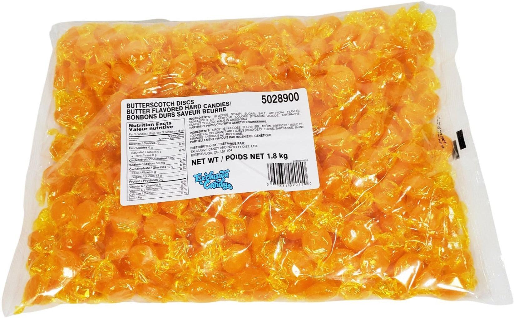 Exclusive Brands - Bag Candy Butterscotch - EXC02015 — Case (8 x 1.8 KG)