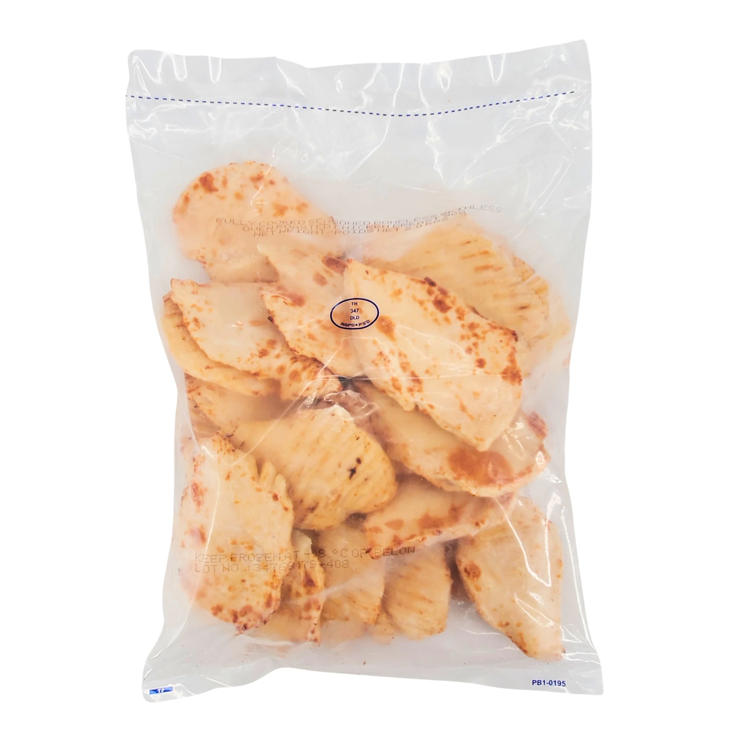 Reuven - Cooked - Roasted Chicken Breasts - 90 g - Halal — Case (2 x 2 KG)